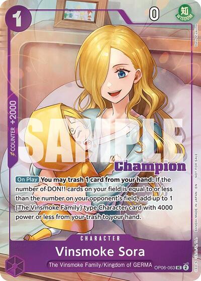 Vinsmoke Sora (CS 25-26 Winner Card Set 2)