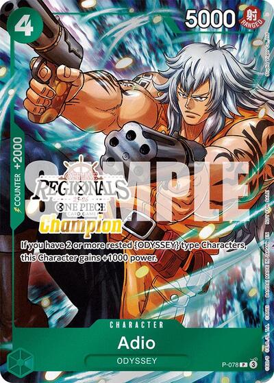 Adio (Offline Regional Champion Card Set 2025 Vol.1)